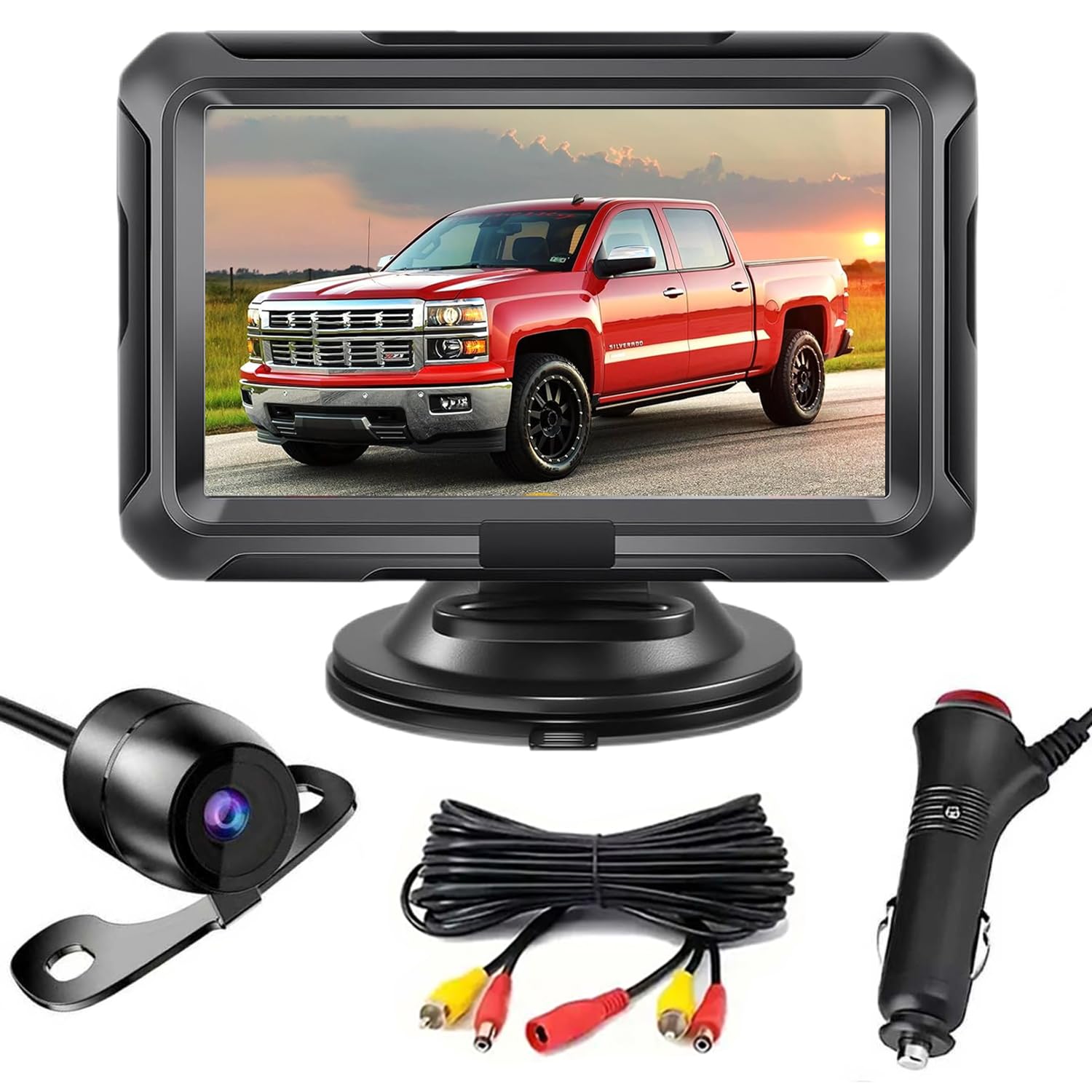 Amazon.co.jp: Tigwiss バックカメラモニターセット 4.3インチLCD